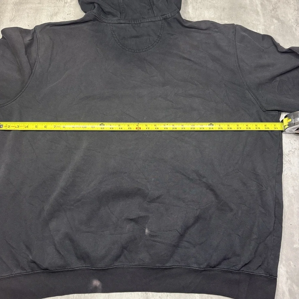 Carhartt Loose Fit Hoodie Hooded Sweatshirt Gray 3XL Logo Loose Fit Patch USA